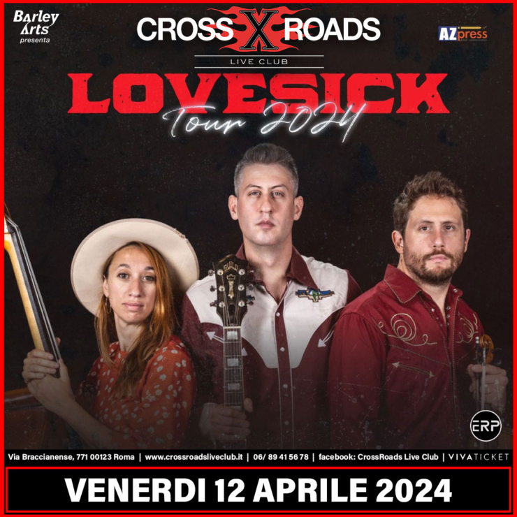 Lovesick in Concerto – Tour 2024