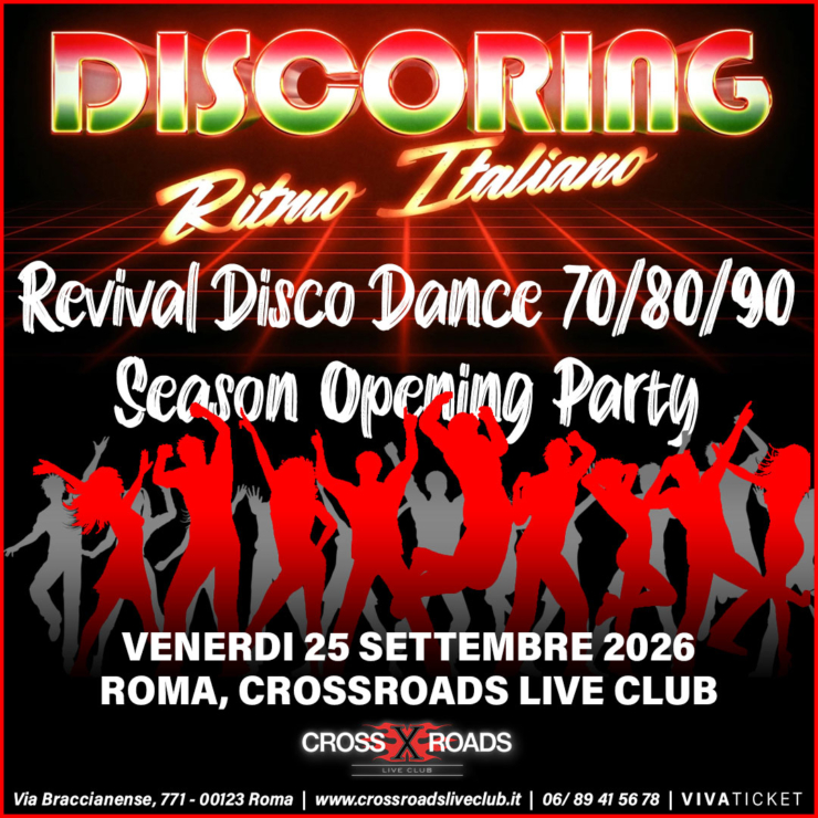 Revival Disco Dance Discoring Open Party