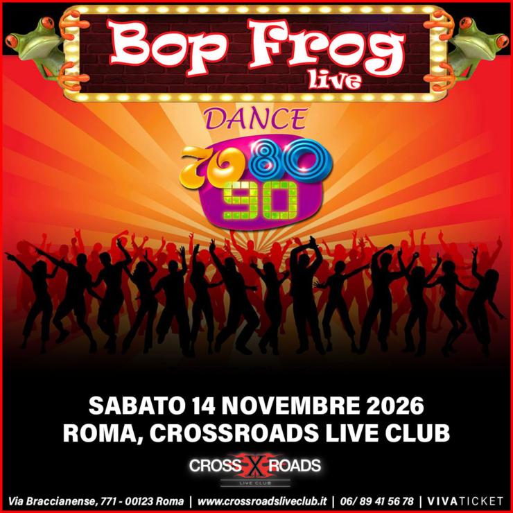 Bop Frog Revival Disco Dance &rsquo;70/&rsquo;80/&rsquo;90